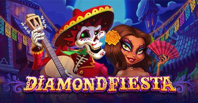 Fiesta-themed slot with colorful skeletons and festive graphics in Diamond Fiesta